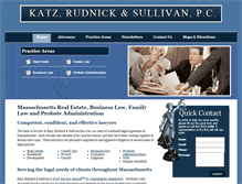 Tablet Screenshot of katzrudnick.com